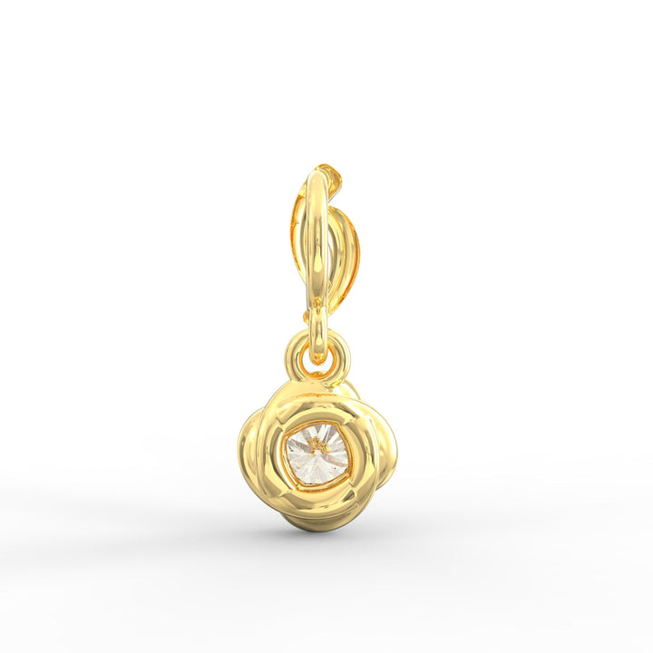 Round-Shaped Solitaire Diamond Pendant