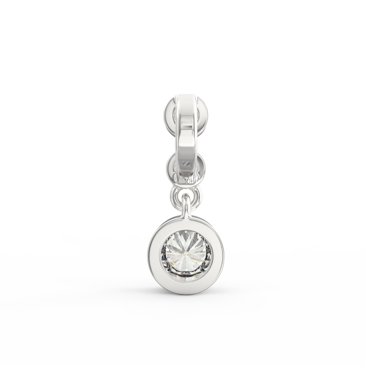 Dazzling Dangles: Linear Diamond Solitaire Pendant