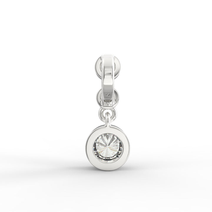 Round-Shaped Solitaire Diamond Pendant