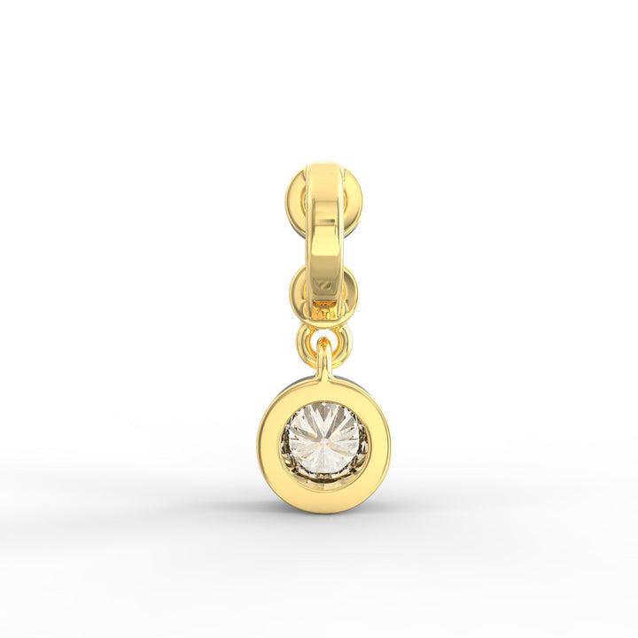 Round-Shaped Solitaire Diamond Pendant