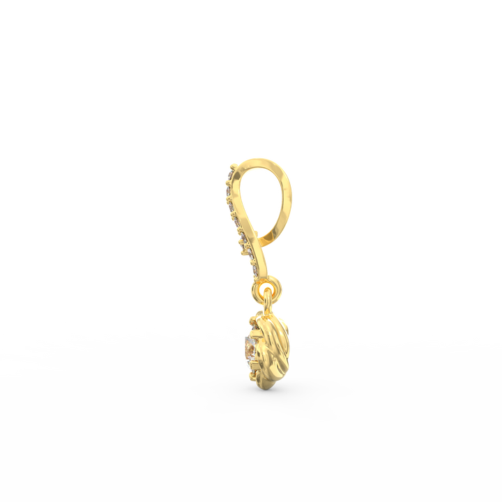Contemporary Glamour: Modern Diamond Pendant