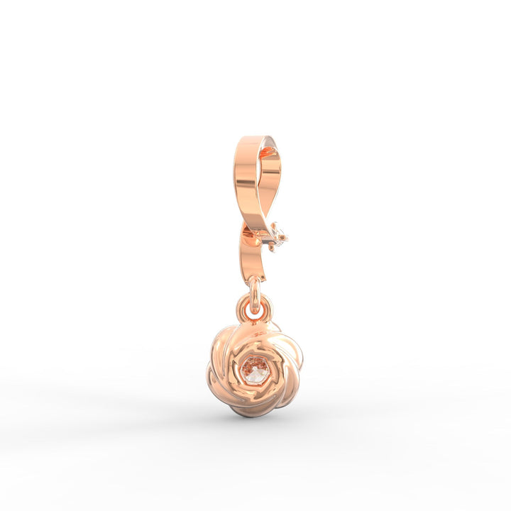 Round-Shaped Solitaire Diamond Pendant