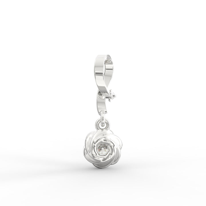 Round-Shaped Solitaire Diamond Pendant