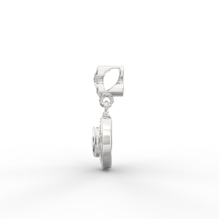 Round-Shaped Solitaire Diamond Pendant