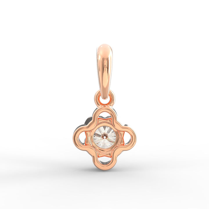 Round-Shaped Solitaire Diamond Pendant