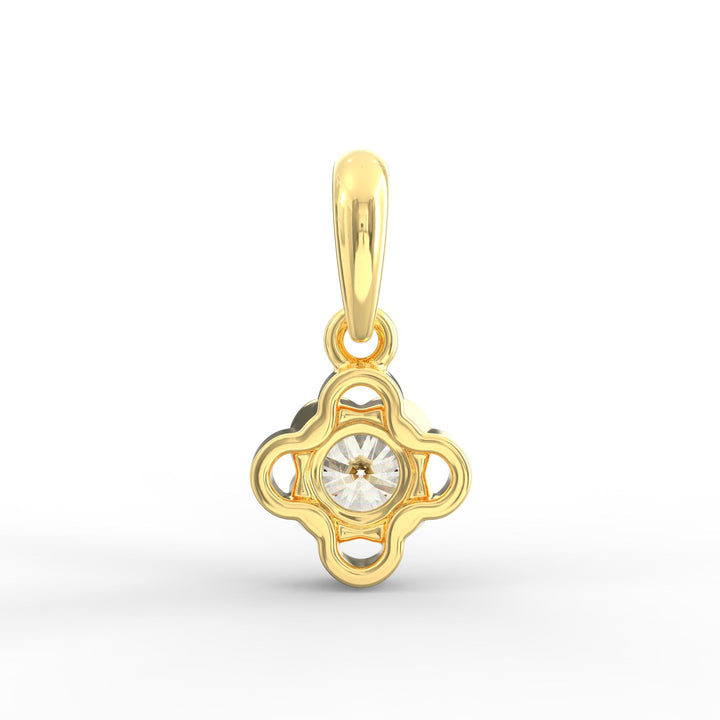 Round-Shaped Solitaire Diamond Pendant