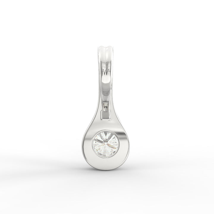 Round-Shaped Solitaire Diamond Pendant
