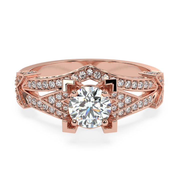 Radiant Brilliance: Solitaire Diamond Wedding Ring