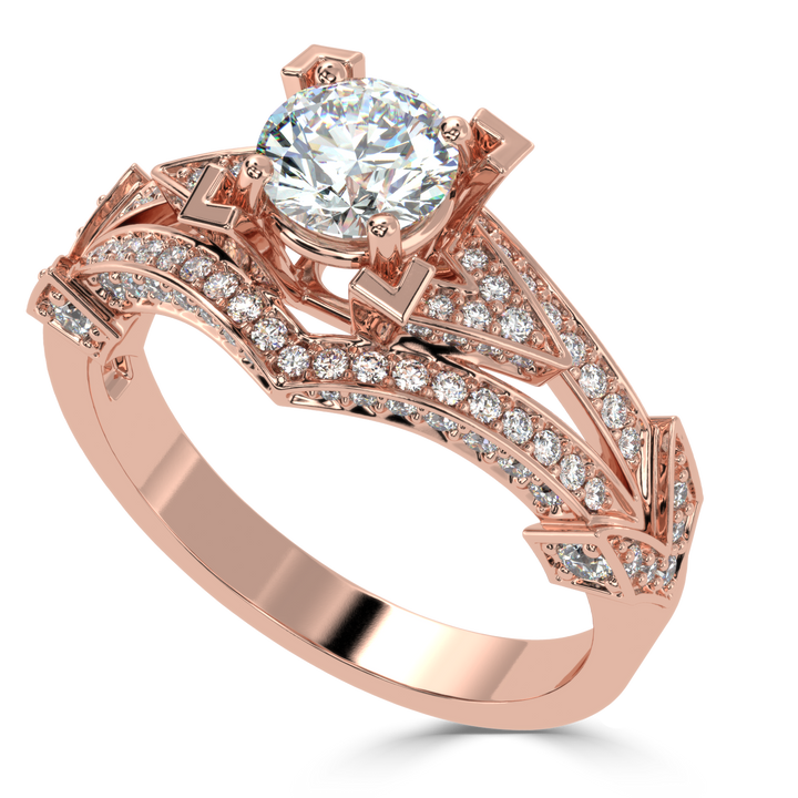 Radiant Brilliance: Solitaire Diamond Wedding Ring