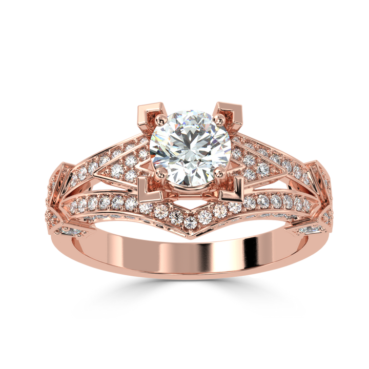 Radiant Brilliance: Solitaire Diamond Wedding Ring