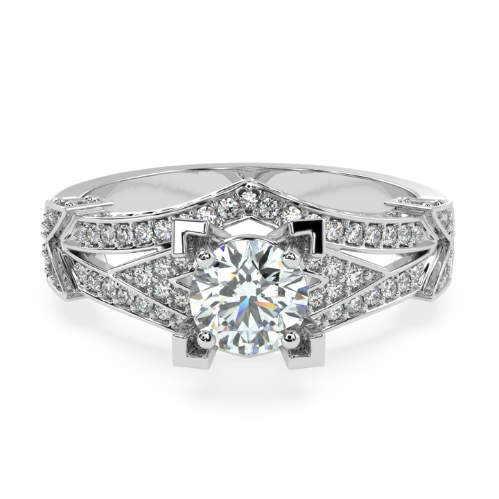 Radiant Brilliance: Solitaire Diamond Wedding Ring