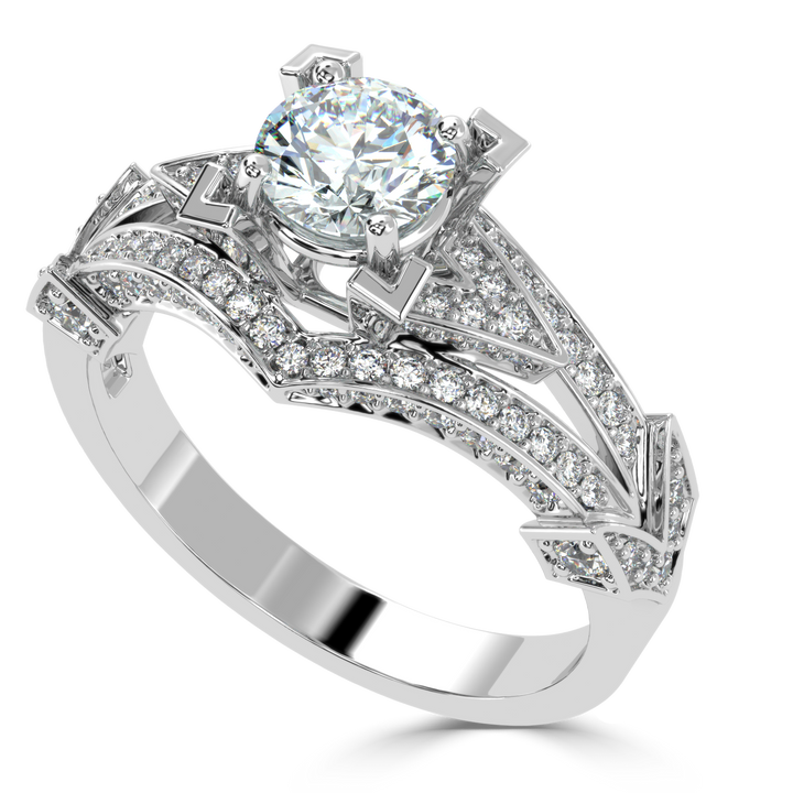 Radiant Brilliance: Solitaire Diamond Wedding Ring