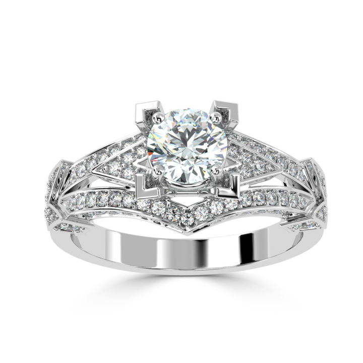 Radiant Brilliance: Solitaire Diamond Wedding Ring