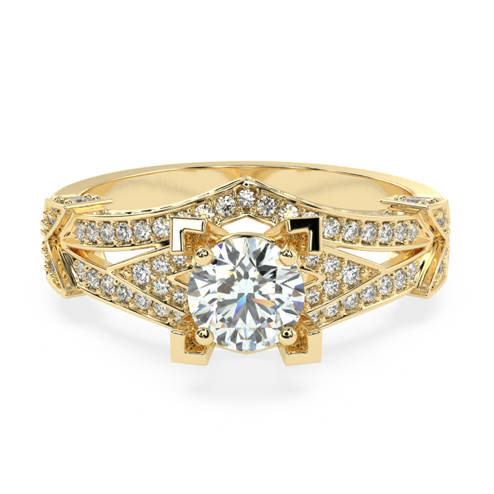 Radiant Brilliance: Solitaire Diamond Wedding Ring