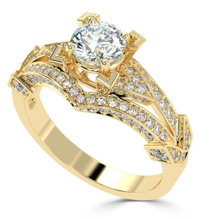 Radiant Brilliance: Solitaire Diamond Wedding Ring