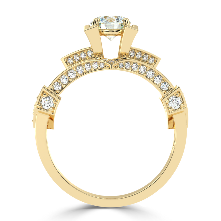 Radiant Brilliance: Solitaire Diamond Wedding Ring