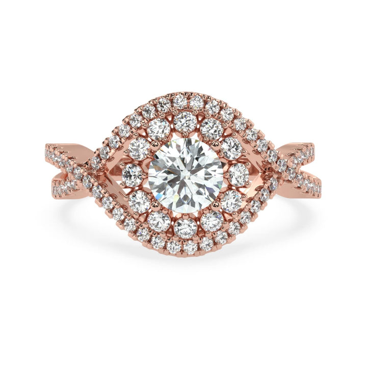 Radiant Crossroads: Solitaire Diamond Ring