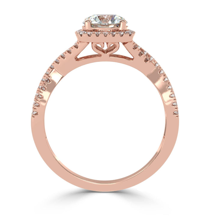Eternal Enchantment: Diamond Solitaire Wedding Ring