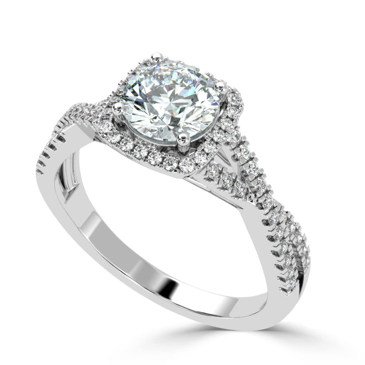 Eternal Enchantment: Diamond Solitaire Wedding Ring