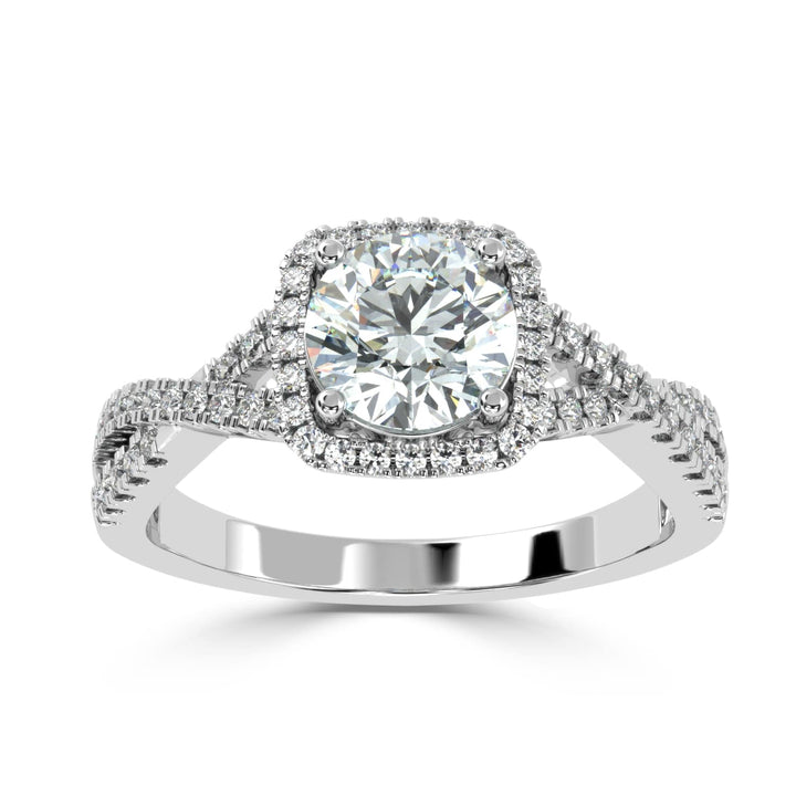 Eternal Enchantment: Diamond Solitaire Wedding Ring