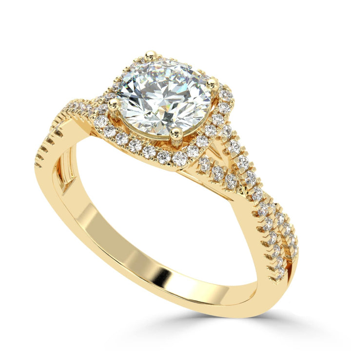 Eternal Enchantment: Diamond Solitaire Wedding Ring