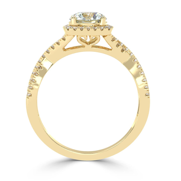 Eternal Enchantment: Diamond Solitaire Wedding Ring