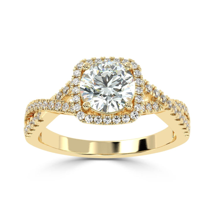 Eternal Enchantment: Diamond Solitaire Wedding Ring