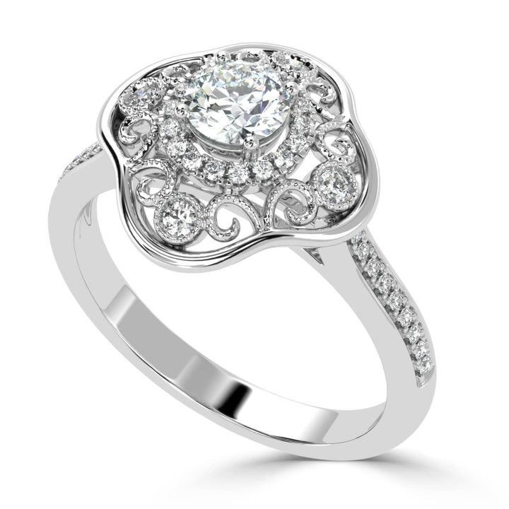 Stellar Radiance: Solitaire Diamond Ring