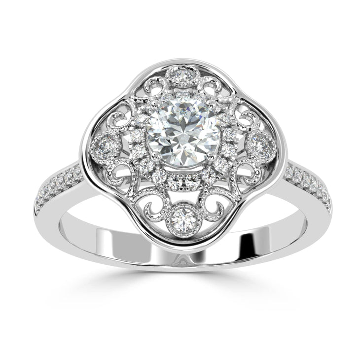 Stellar Radiance: Solitaire Diamond Ring