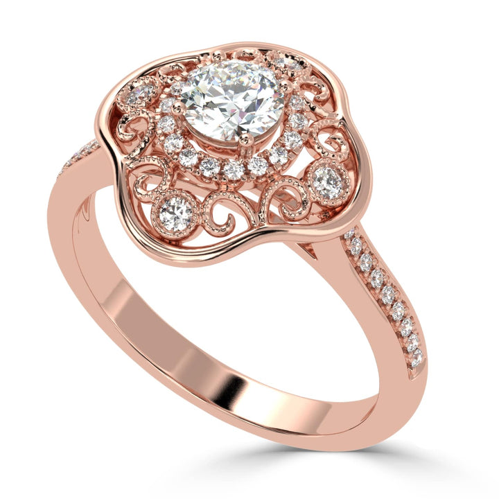 Stellar Radiance: Solitaire Diamond Ring