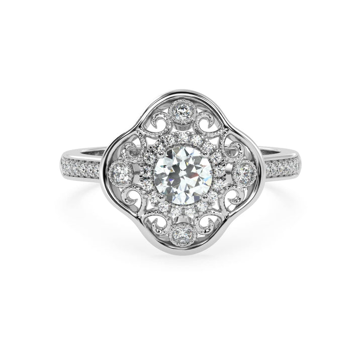 Stellar Radiance: Solitaire Diamond Ring