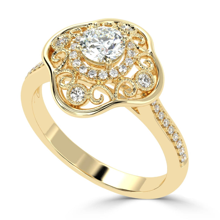 Stellar Radiance: Solitaire Diamond Ring