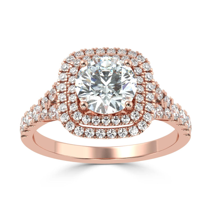 Brilliant Harmony: Solitaire Diamond Ring