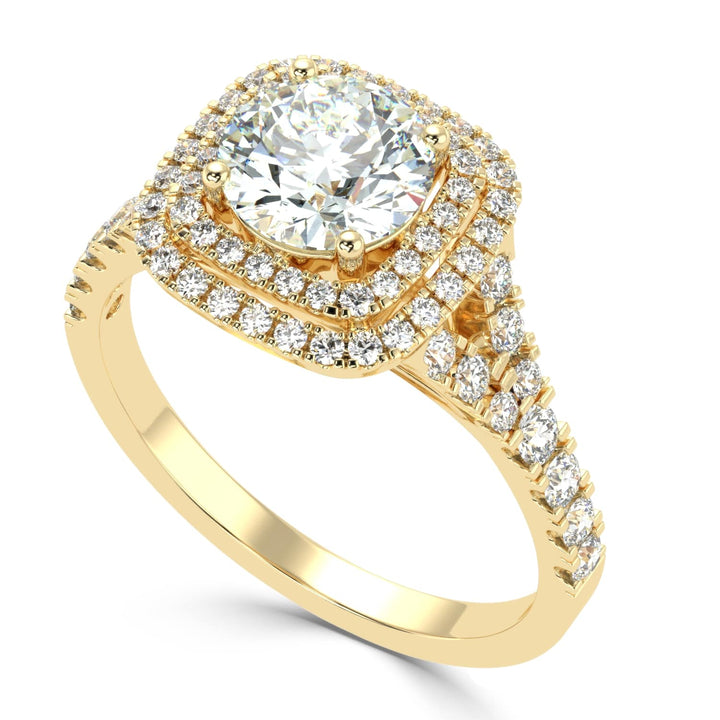 Brilliant Harmony: Solitaire Diamond Ring