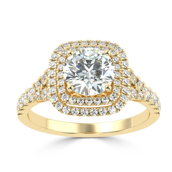 Brilliant Harmony: Solitaire Diamond Ring