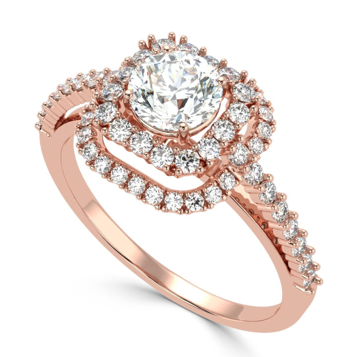 Ethereal Elegance: Solitaire Diamond Ring