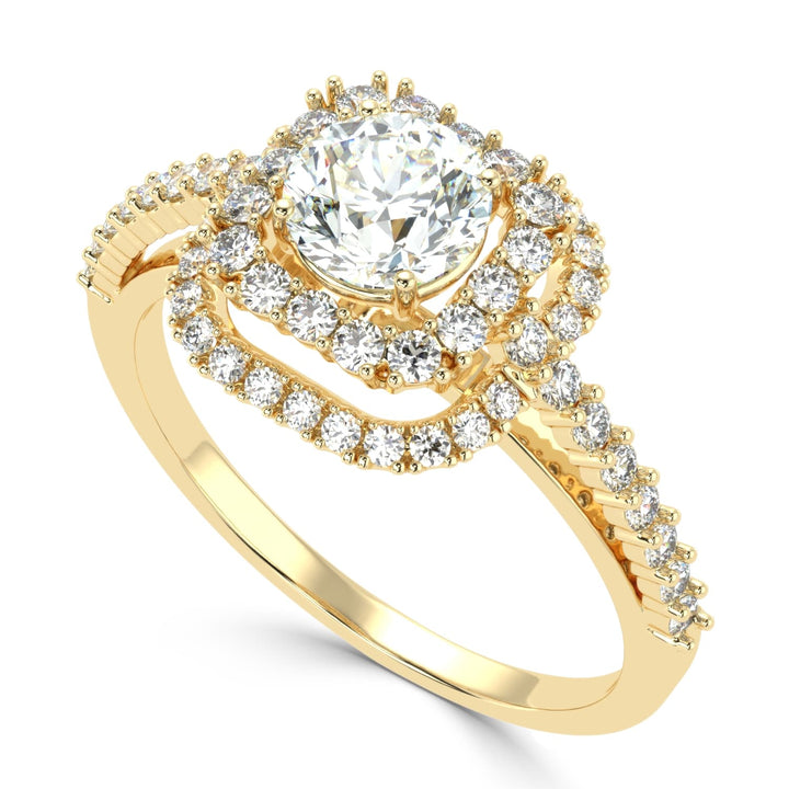 Ethereal Elegance: Solitaire Diamond Ring