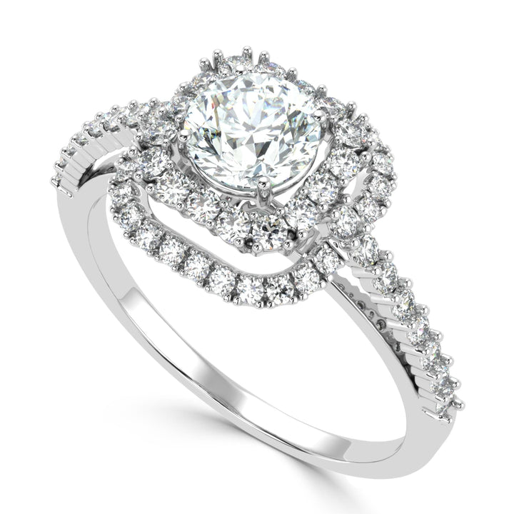 Ethereal Elegance: Solitaire Diamond Ring
