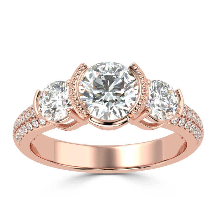 Timeless Trilogy: Three Stone Diamond Ring
