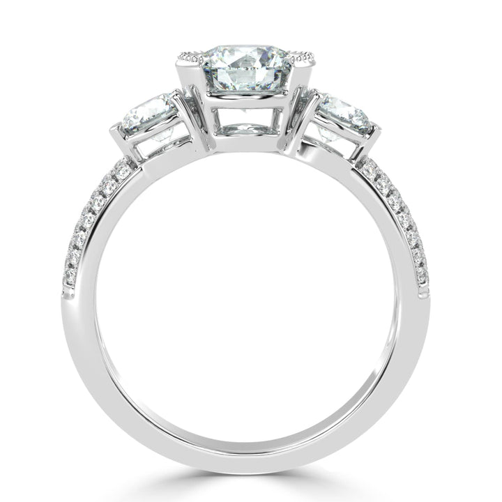 Timeless Trilogy: Three Stone Diamond Ring