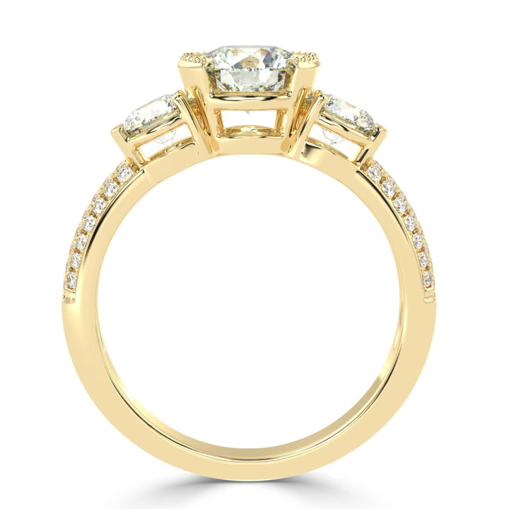 Timeless Trilogy: Three Stone Diamond Ring