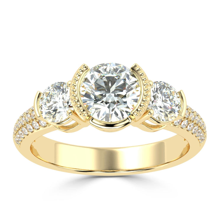 Timeless Trilogy: Three Stone Diamond Ring