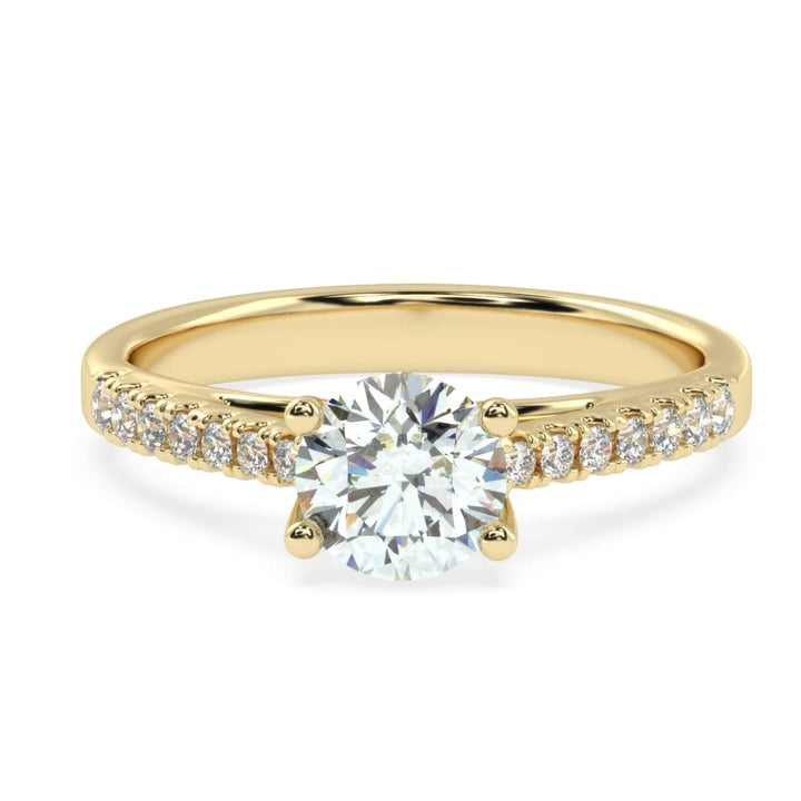 Divya Ratna: The Pristine Solitaire Diamond Ring of Radiant Brilliance