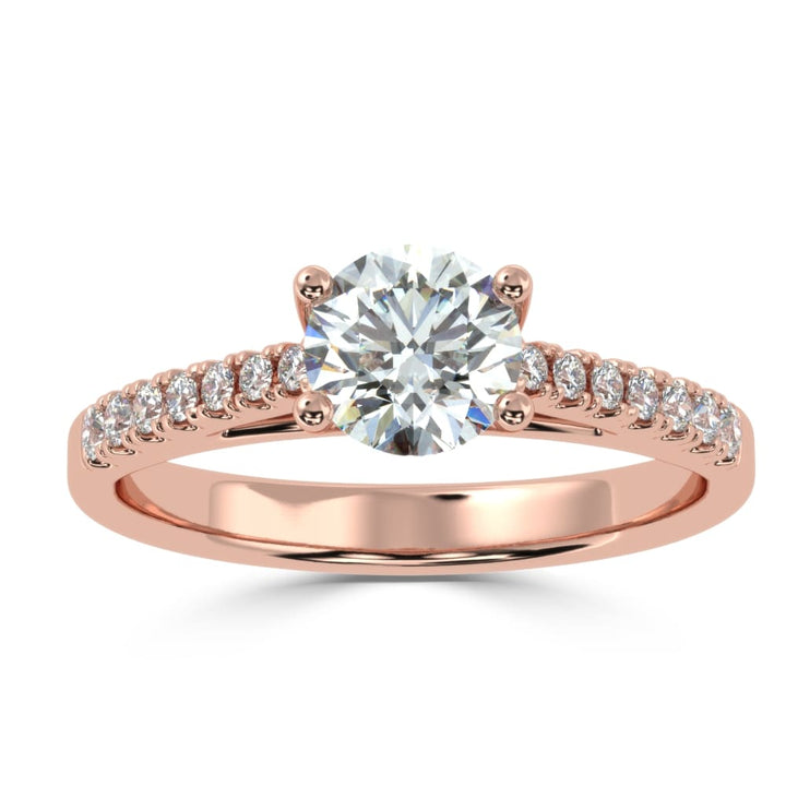 Divya Ratna: The Pristine Solitaire Diamond Ring of Radiant Brilliance