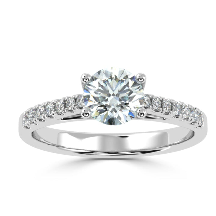 Divya Ratna: The Pristine Solitaire Diamond Ring of Radiant Brilliance