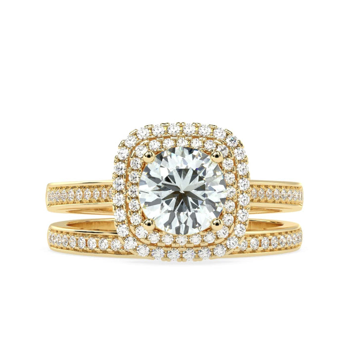 Celestial Harmony: A Tribute to Grace Solitaire Diamond Ring