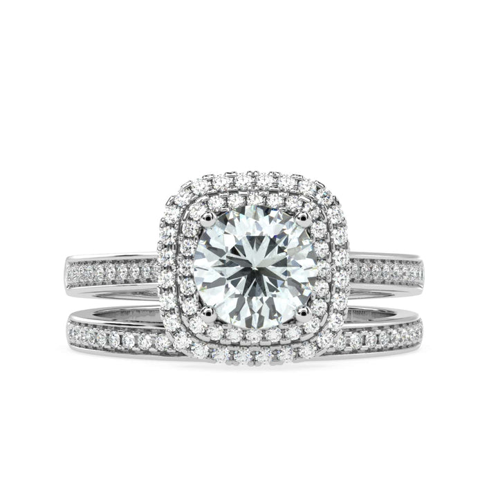 Celestial Harmony: A Tribute to Grace Solitaire Diamond Ring