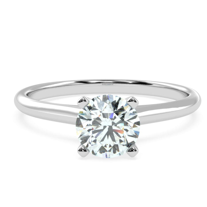 Eternal Sparkle: The Round Solitaire