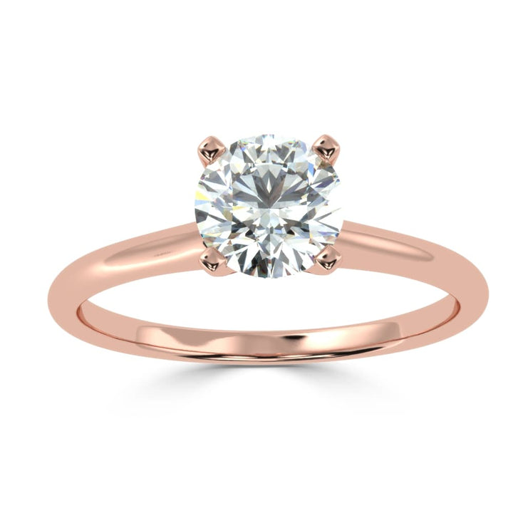Eternal Sparkle: The Round Solitaire