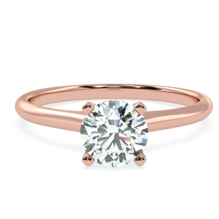 Eternal Sparkle: The Round Solitaire